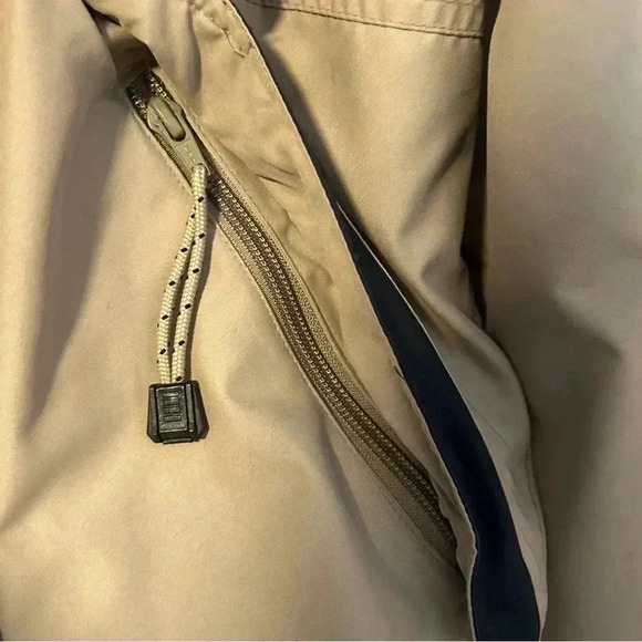 North End All Climate Wear Khaki Windbreaker Jacket Size Small - Picture 4 of 11